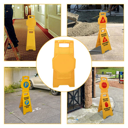 warning signs outside
