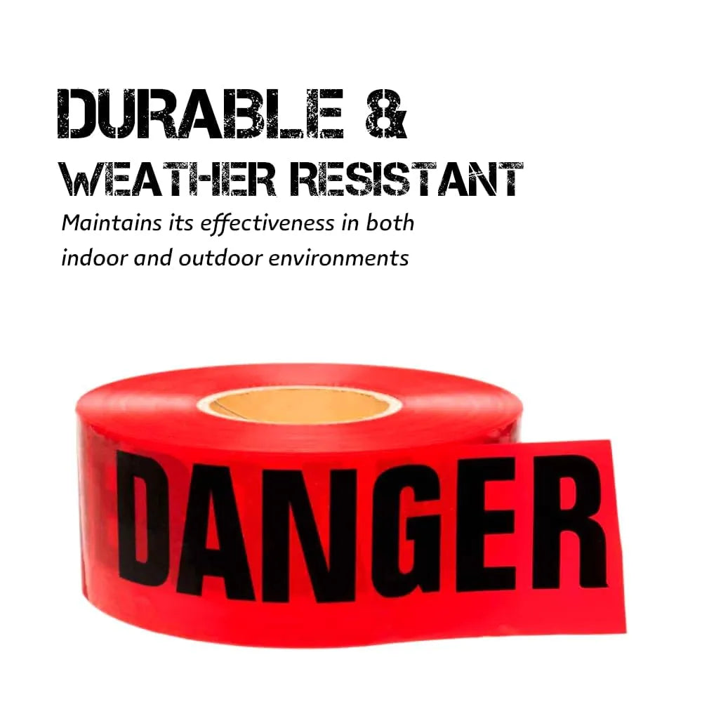 Weather Resistant Danger Zone Tape