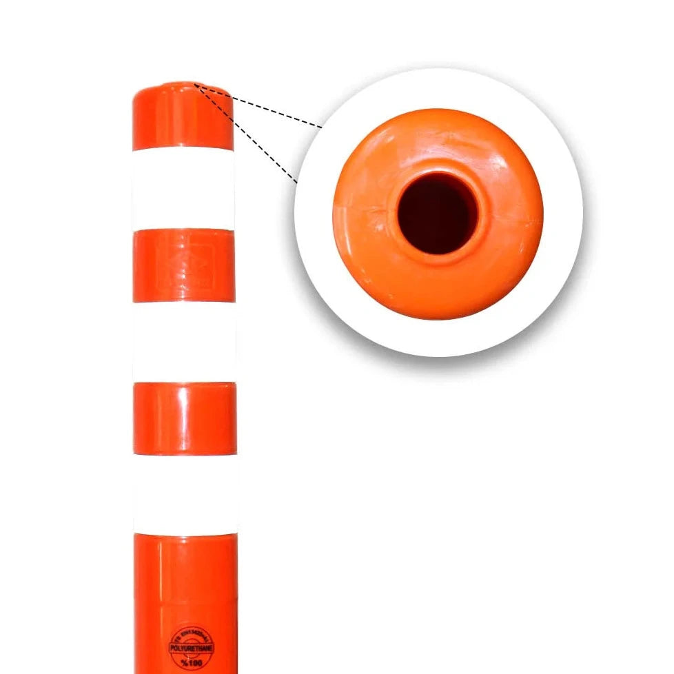 Delineator 29.53 inches Orange Tio hole