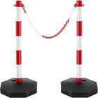 Road Safety Delineator Post Red and White