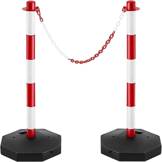 Delineator Post Red and White