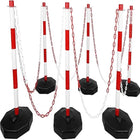 Delineator Post Red and White 6pcs