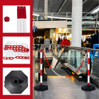 Crowd Control Delineators For Sale Red and White
