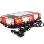 Car warning light with red and white lights