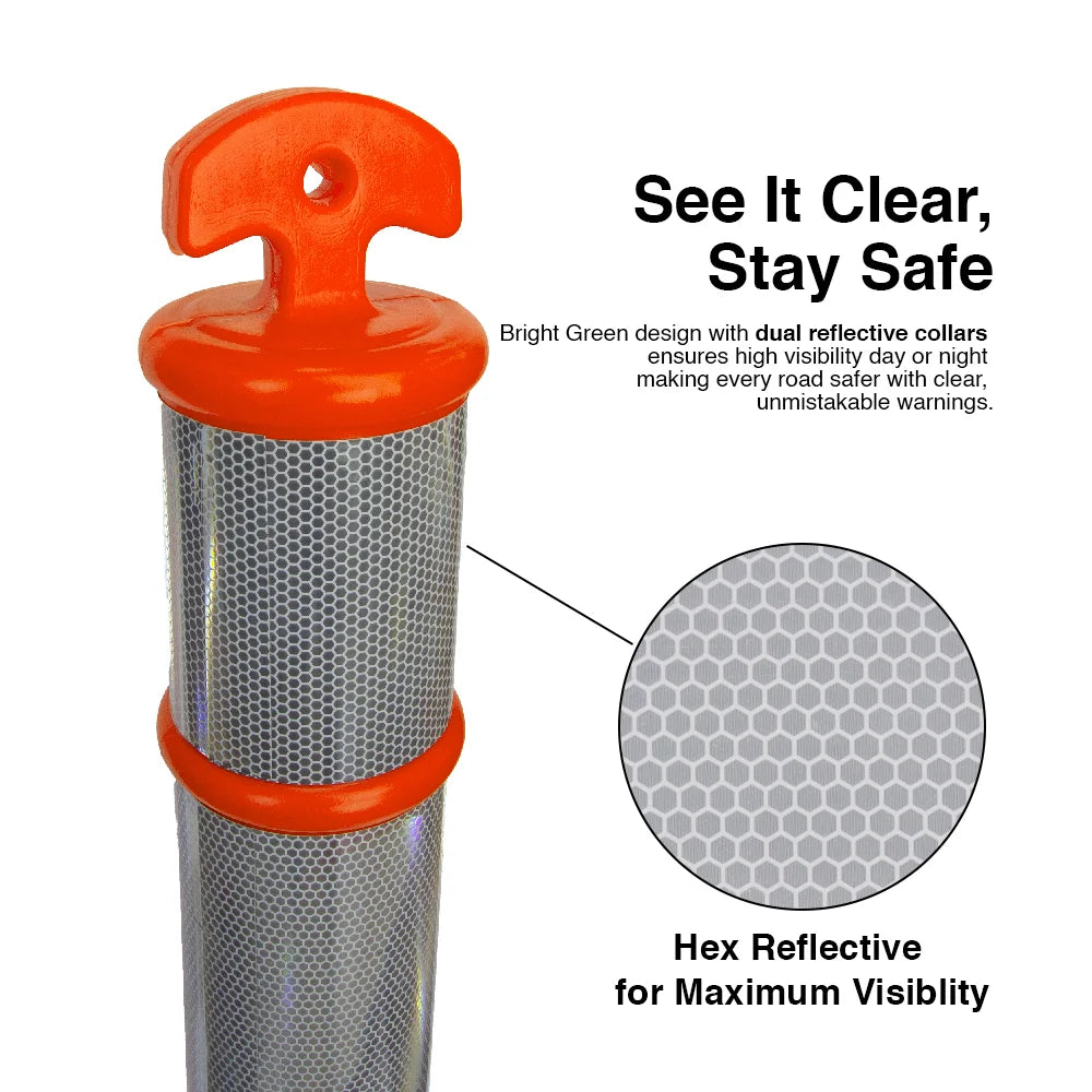 Flexible Delineators Orange