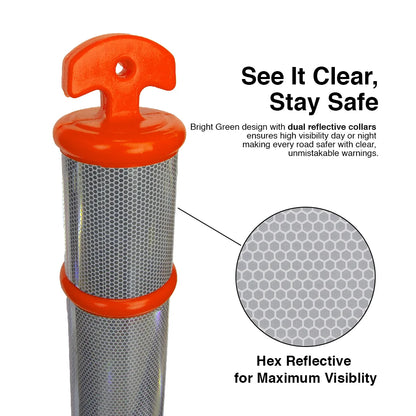 Flexible Delineators Orange