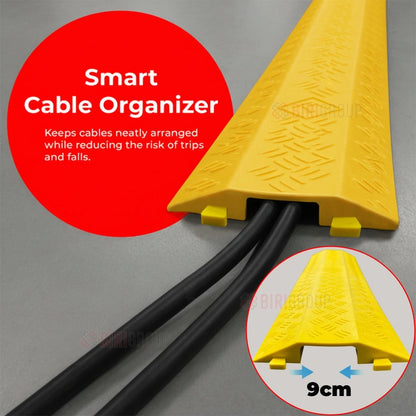 Black cable organizer
