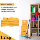 Portable Weather Resistant Floor Signs Yellow