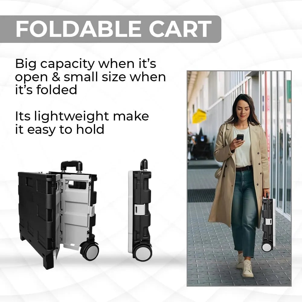 Easy To Carry Plastic Utility  Cart