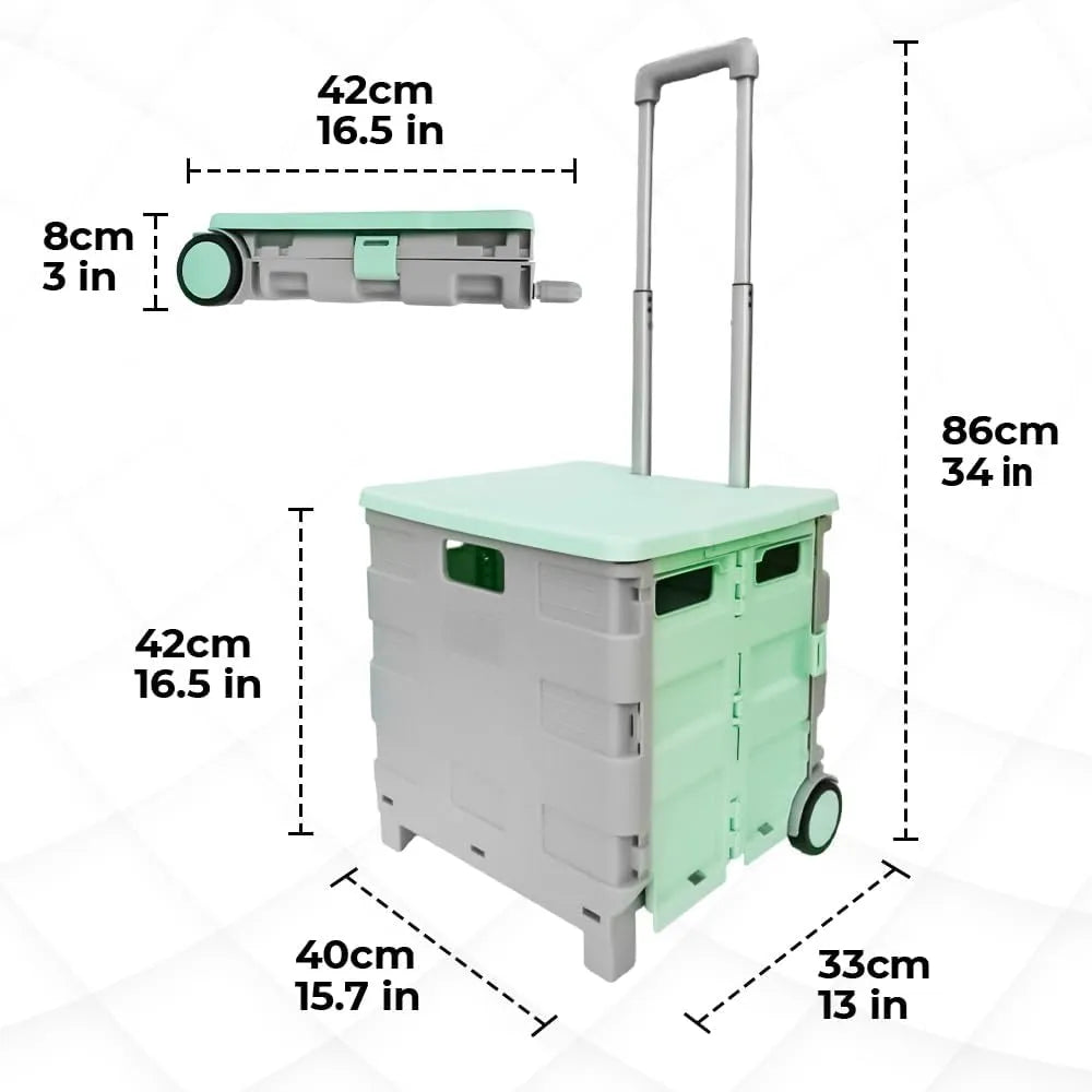 Foldable Plastic Trolley 