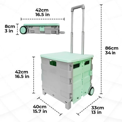 Foldable Plastic Trolley 