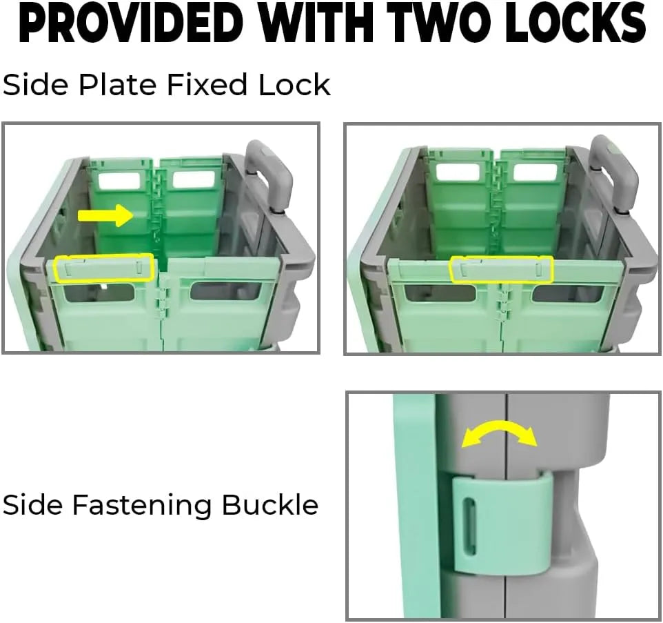 Grocery Trolley With Side Lock