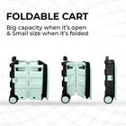 Foldable Plastic Grocery Shopping Trolley