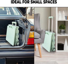 Portable shopping trolley for small spaces