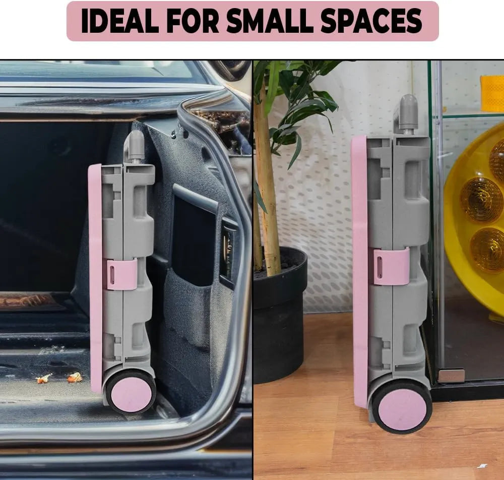 Easy to carry trolley with adjustable handle