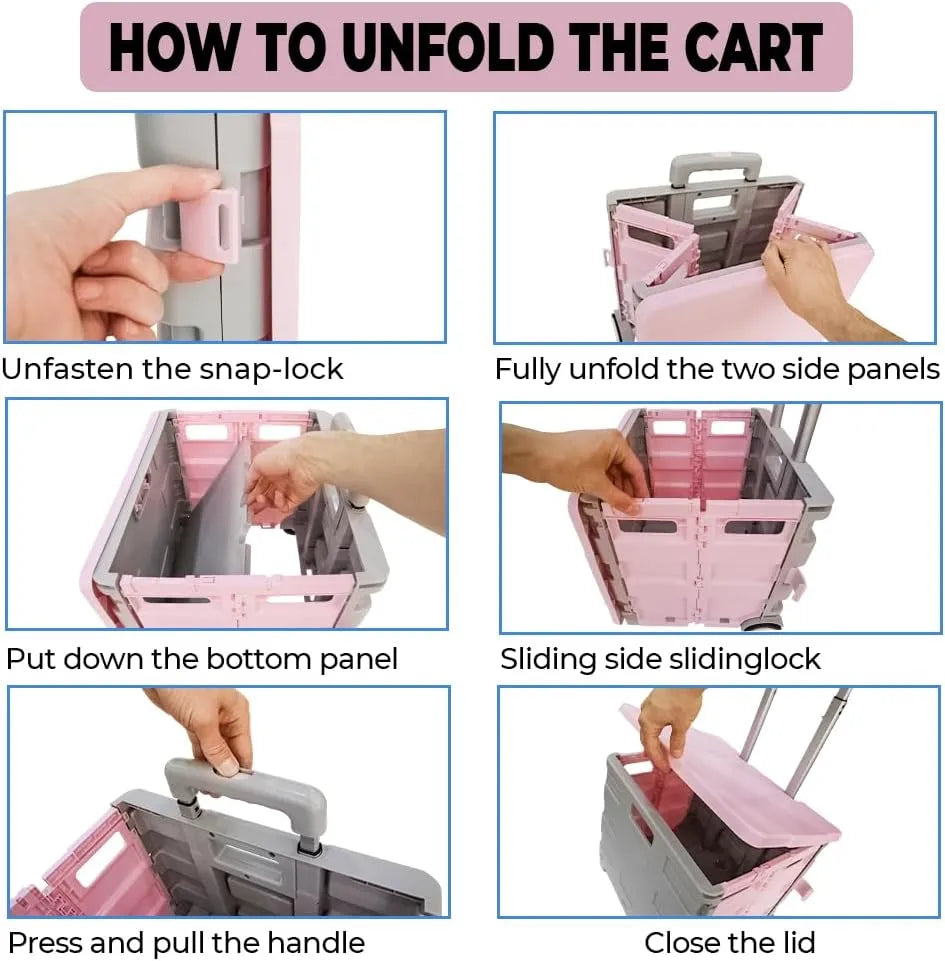 Portable small trolley