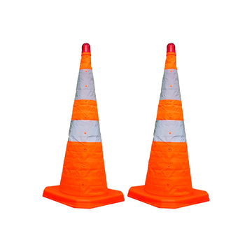 Standard Collapsible Traffic Cone – Set of 2 – 29″