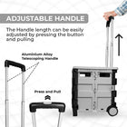 Shopping Trolley With Adjustable Handle