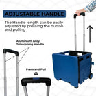 Shopping Cart With Adjustable Handle