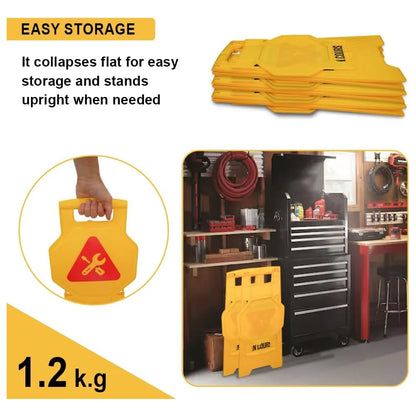 Foldable Warning Sign Yellow