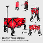Outdoor Garden Trolley with Cover