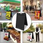 Folding Sign Board Black