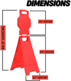 Red Customizable Floor Warning Sign