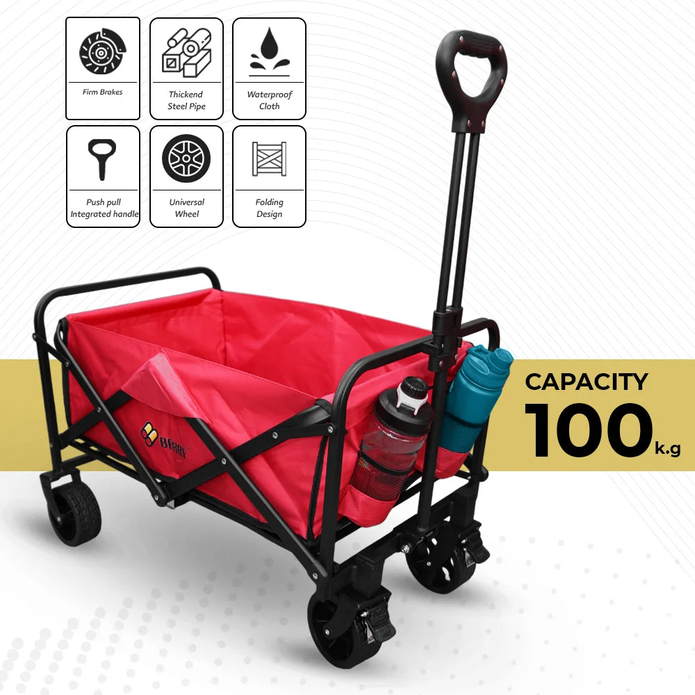 wagon trolley red from birigroupca