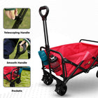 wagon trolley cart with smooth handle