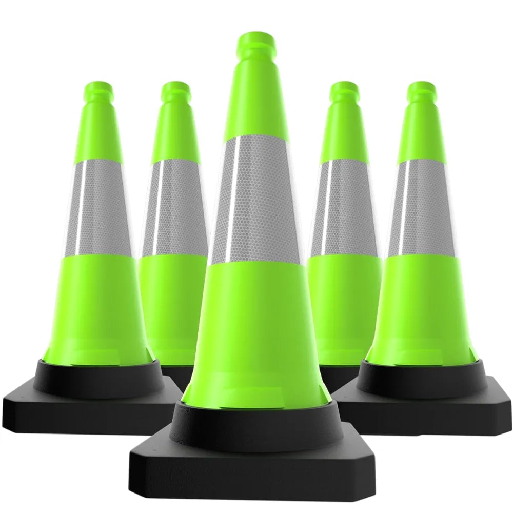 Green safety cone