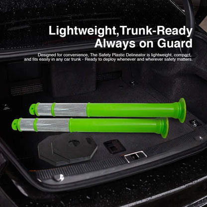 Green Traffic Delineator