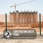 heavy duty orange barrier mesh netting for outdoor safety use