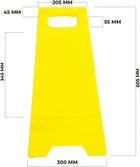 Weather Resistant Blank Floor Sign