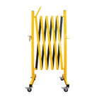 Yellow traffic safety access control barrier 