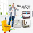 Seau à vadrouille commercial avec essoreuse de 38 pintes | Chariot de nettoyage robuste de 36 L (jaune)