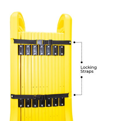 4 Meter Expandable Mobile Folding Plastic Barrier