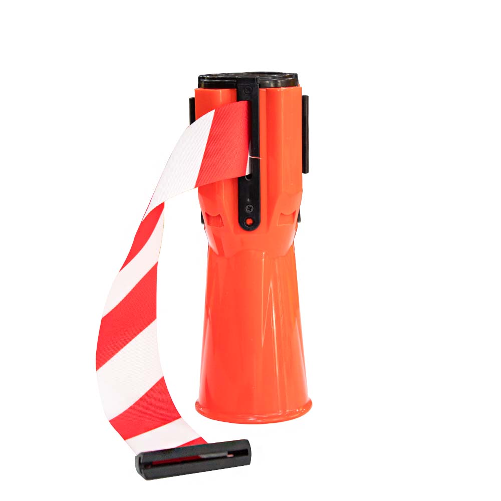 High Visibility Retractable Traffic Cone Caution