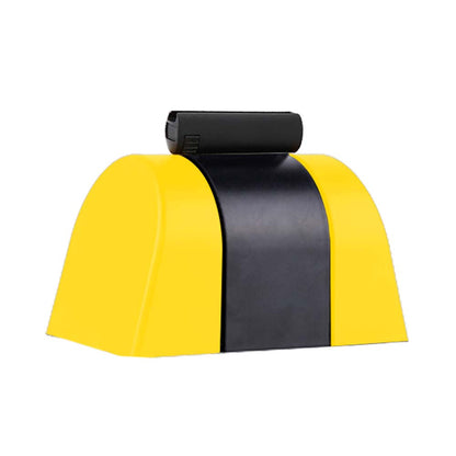 5 Meter Queue Barrier Belt - Yellow Retractable Belt Wall Mount