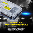 Car headlight cover with weatherproof feature