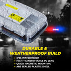 Clear protective cover with magnetic mounting