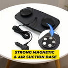 Black electronic device with strong magnetic and air suction