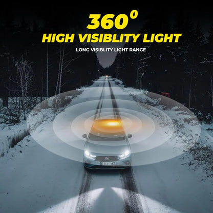 360-degree high visibility light demonstration