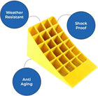 Shock proof wheel stopper