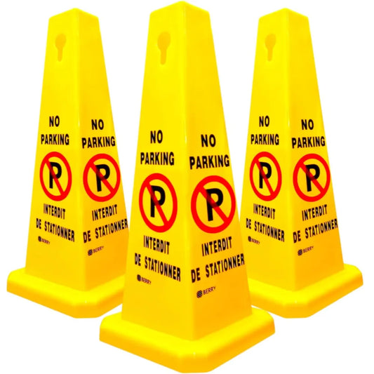 No Parking Cone 3pcs