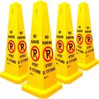 No Parking Cone 4pcs