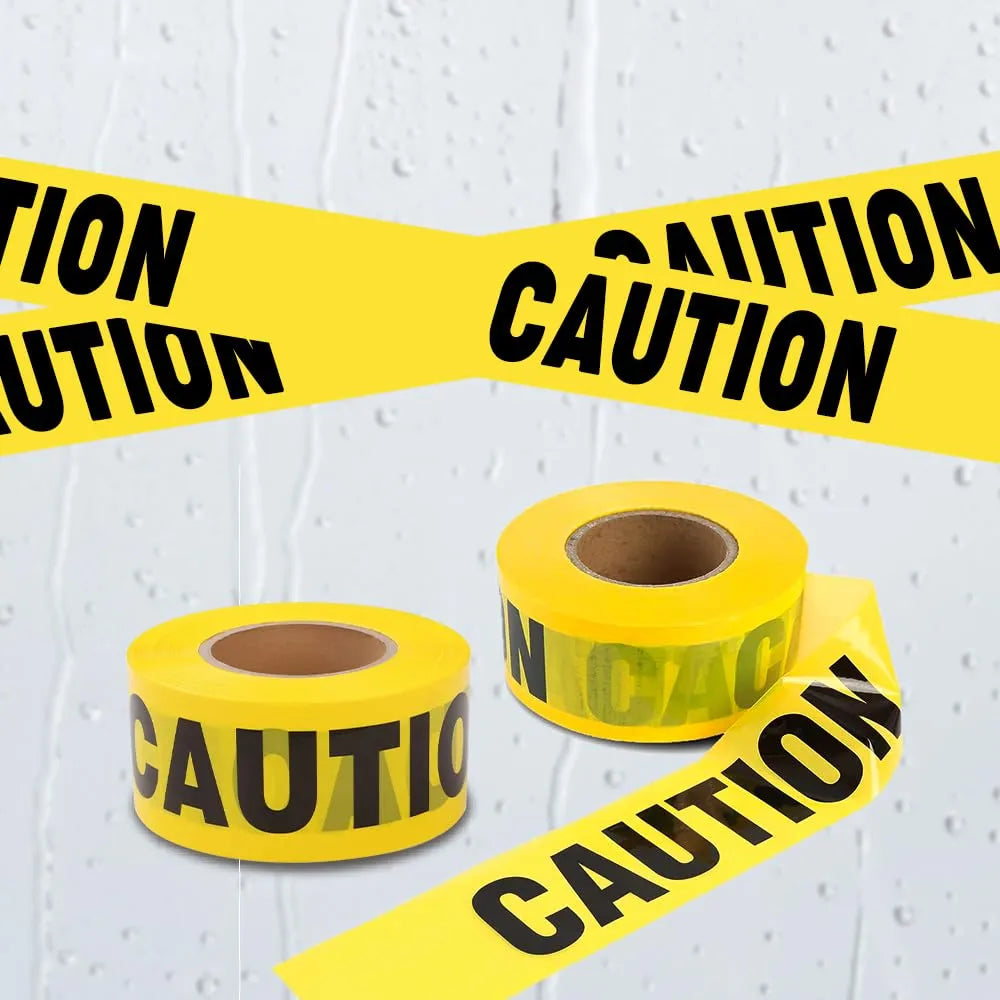 Yellow non adhesive tape