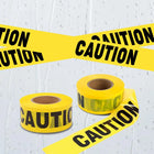 Yellow non adhesive tape