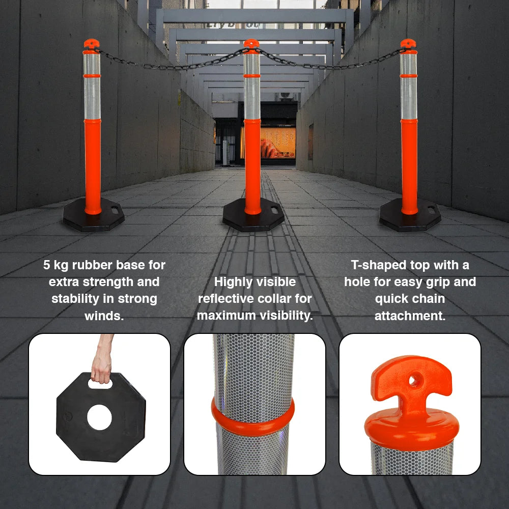 Weather Resistant Traffic Reflective Post Delineator