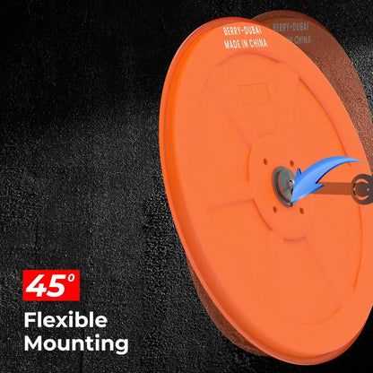 Convex mirror flexible mounting