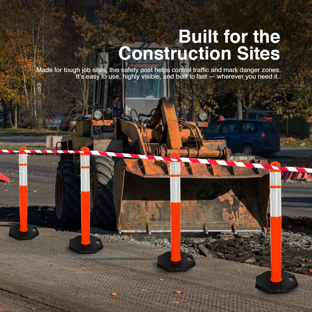 Channelizer for construction zone